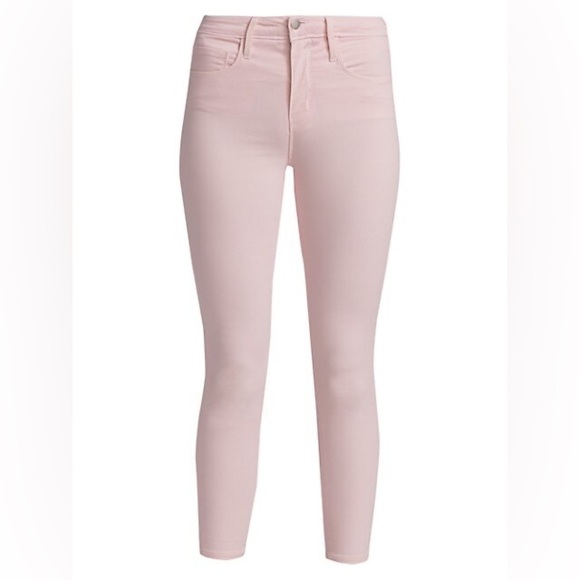 L'AGENCE Margot High-Rise Skinny Jeans in Ballerina Pink Size 29 AS IS - Picture 3 of 10